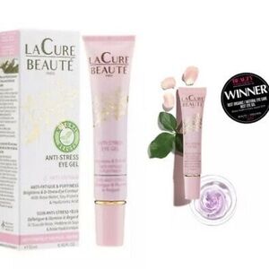 LA CURE BEAUTE Paris Anti-Stress Eye Gel 0.45 fl.oz Anti-fatigue & Puffiness NIB